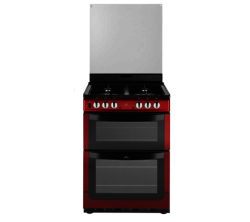 New World 601DFDOL Dual Fuel Cooker - Red